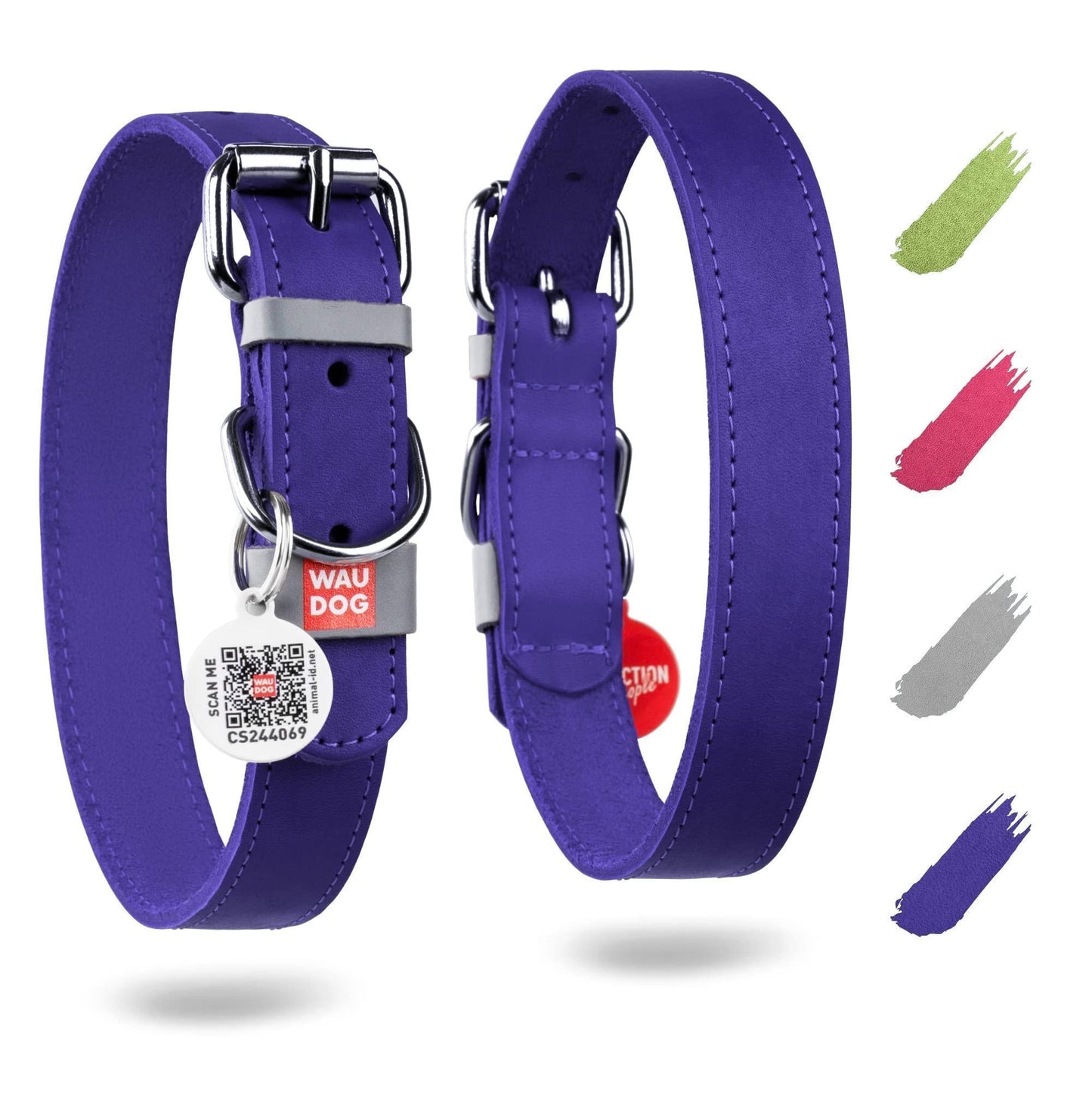 Durable Leather Small Dog Collar