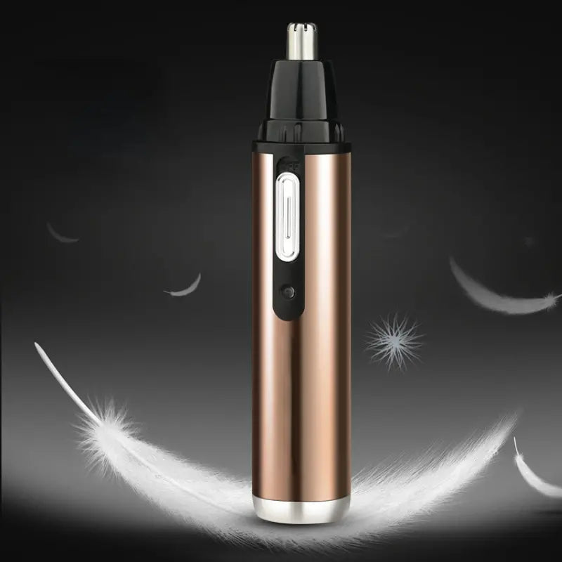 Painless Nose Hair Trimmer with Dual Edge Blades