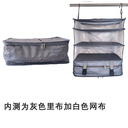 Outdoor Travel Storage Bag - Three-Layer Hanging Organizer