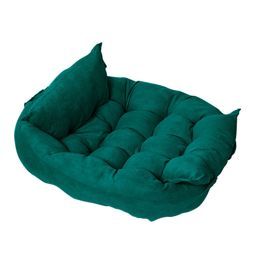 Versatile Plush Folding Pet Bed
